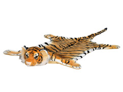 Tapis de décoration en fourrure synthètique  tigre royal