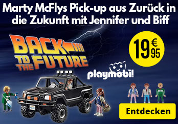 Marty McFlys Pick-up aus Zurück in die Zukunft mit Jennifer und Biff Playmobil - TG2421